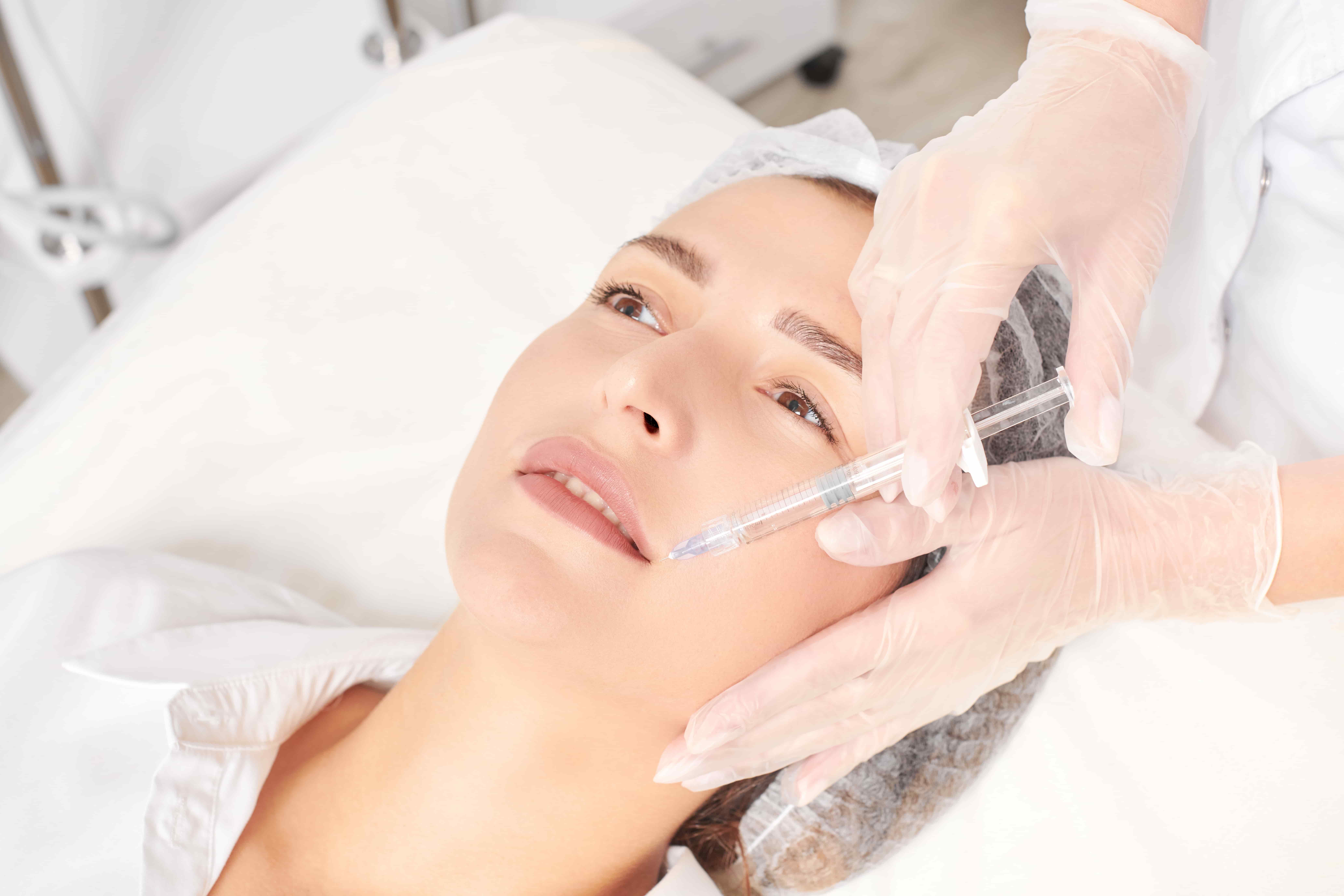 A Woman getting Restylane injection | Montecito Med Spa in Montecito, CA
